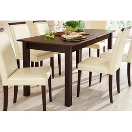 Home Affaire Esstisch HOME AFFAIRE "Danuta", braun (dunkelbraun), B:180cm H:75cm T:90cm, Tische, Esstisch, wahlweise mit Schublade, aus massiver Kiefer, FSC-zertifiziert