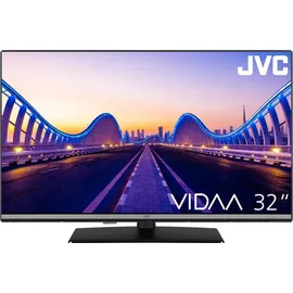 JVC Fernseher 32 Zoll Smart TV VIDAA LT-32VDF5455 Full HD Fernseher, HDR TV mit integriertem Triple-Tuner, LED TV schwarz