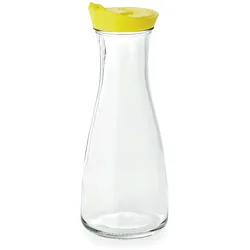 WAS Germany - Karaffe mit Deckel, 1,0 ltr., gelb, Ø 6,7 cm,  Glas
