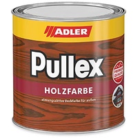 ADLER Pullex Holzfarbe - deckende Wetterschutzfarbe für Sanierung und Neuanstrich mit Schutz vor Bläue- und Schimmelpilz - Ocker 750ml