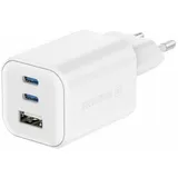 Swissten Gan 2x USB-C 65 W, PD + 1x USB-A 18 W QC weiß