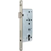 BKS Haustür-Einsteckschloss 0024 PZW 22/65/92/10mm DIN R silber rd