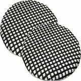 2-teilig Sitzkissen Rund Kordsamt Stuhlkissen Stuhlauflage rutschfest, Stuhlkissen Waschbar, Sitzkissen Gartenstuhl für Esszimmerstühle, Hocker, Bürostühle(3,2pcs:14in/35cm)