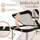 Kesser KESSER® Massageliege klappbar & höhenverstellbar 3 Zonen Massagebett Massagetisch Kosmetikliege Therapieliege Aluminium + 10x Gesichtsauflage mit Kopfstütze Armlehnen & Tasche