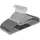 Songmics Kleiderbügel CRP41G, aus Kunststoff, grau, 41,5cm, platzsparend, rutschfest, 20 Stück