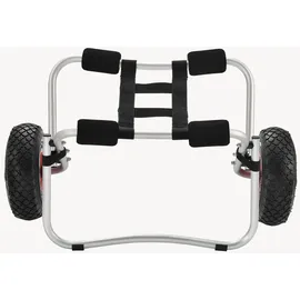 [in.tec] Kajakwagen Drau 72 x 31 x 44 cm Aluminium Silberfarben