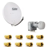 Fuba DAA 850 G Satellitenantenne 85cm Aluminium Grau DEK