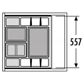 HAILO Separato K 600 34 l Hellgrau