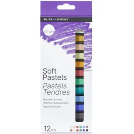 Daler Rowney Daler Softpastellkreiden Rowney-Simply 12 Farben