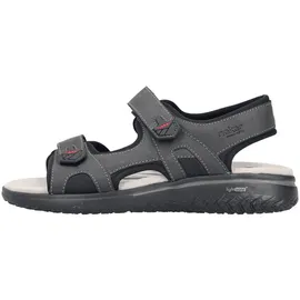 Rieker Trekkingsandalen Herren Schwarz 45