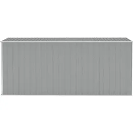 vidaXL Wand-Geräteschuppen 1,18 x 3,82 x 1,78 m grau