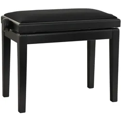 Stand Art Pianobank Deluxe schwarz seidenmatt - Klavierbank