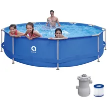 Avenli Rundpool Set 360 x 76 cm inkl. Filterpumpe