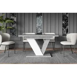 altdecor CLASI 120 - 160 x 80 x 75 cm Stone/White