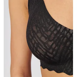 SLOGGI Zero Feel Bliss Soft Bra, Black, XL