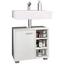 VCM Waschbeckenunterschrank Zalo 60 x 55 x 30 cm Weiß
