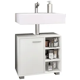 VCM Waschbeckenunterschrank Zalo 60 x 55 x 30 cm Weiß