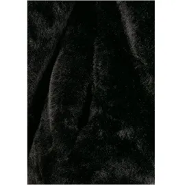 URBAN CLASSICS Hooded Teddy Coat Schwarz 146/152