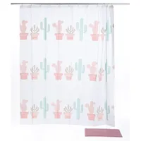 PANA PANA® Diego 3teiliges Badezimmerset • Duschvorhang + Badematte