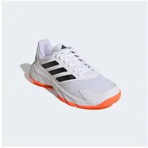 adidas CourtJam Control 3 Weiss/Orange 44