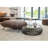 GUTMANN FACTORY Couchtisch GUTMANN FACTORY "65757", silber (silberfarben antik, silberfarben antik, messingfarben), B:76cm H:26cm T:76cm, Tische, mit dekorativen goldfarbenen Details
