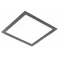 Aigostar 24W Eckige LED Einbauleuchte slim Panele in schwarz|300