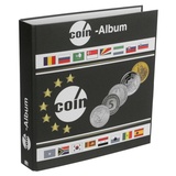 SAFE Schwäbische Albumfab Münzenalbum für Münzen aus aller Welt für verschiedene Münzengrössen. Mit 5 Folienblätter für 116 Münzen. Erweiterbar.