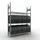 Schulte Reifenregal Stahl 200 x 150 x 40 cm silber 3 Ebenen