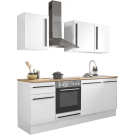 BASIC by Balculina Winkelküche Denver L-Form 220 cm Weiß
