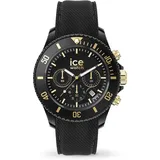 ICE-Watch - ICE chrono Black gold - Schwarze Herrenuhr mit Plastikarmband - 021602 (Medium)