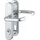 HOPPE Schutz-Drückergarnitur mit Langschild Paris 138/3332ZA/3310 10/92 mm weiß