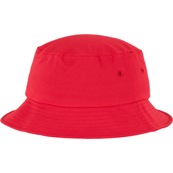 Flexfit Flexfit Cotton Twill Bucket Hat, red