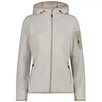 CMP Woman Jacket FIX Hood vaniglia-bianco (04XT) 44