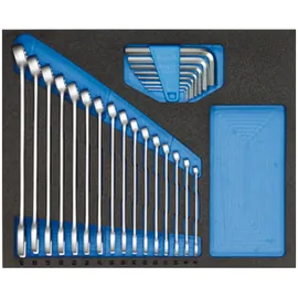 Gedore TS-190 Werkzeugsortiment in Check-Tool-Modulen, 190-teilig