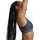 Under Armour Crossback Mid Bra Grau/Blau XS