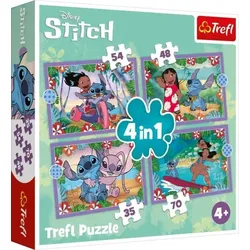 4 in 1 Puzzle - Lilo & Stitch