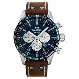 TW STEEL -Volante Herrenuhr Braun Blau Chronograph Datum Quarz 48mm- VS121