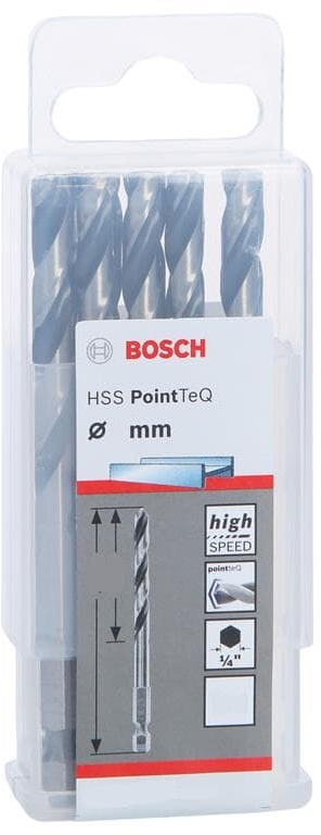 Bosch HSS PointTeQ HEX Metallbohrer DIN338 3,0mm, 10er VE, 2608577541