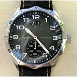 JUNGHANS Herren Uhr Meister Pilot Green Dial Ref. 27/4495.00   NEU FULL SET