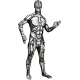 Morphsuits Roboter Kostüm für Erwachsene, Monster Verkleidung, Halloween und Karneval - M
