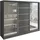 A&J MöbelLand Schiebetürenschrank TOP 200 x 215 x 59,5 cm grau