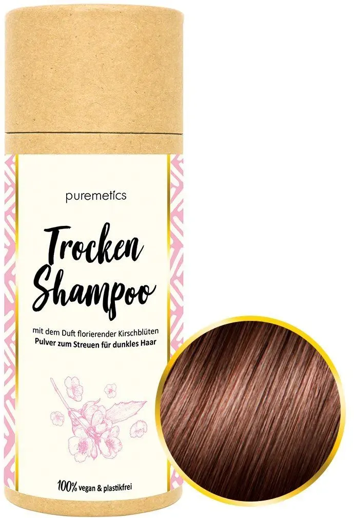 puremetics - Trocken-Shampoo 'Kirschblüte' (für dunkles Haar) 100 g