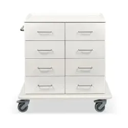 ETERNASOLID MULTICART Multifunktionswagen T 23 mit 8 Schubladen 92704-WS , Farbe: weiß