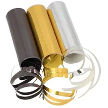 Papstar Luftschlangen 4 m 36 St. Schwarz/Gold/Silber