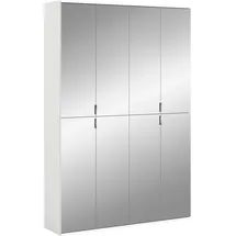 Home Affaire Trondheim Garderobenschrank 122 x 34 x 193 cm weiß