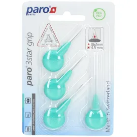 Paro 3Star-Grip Interdentalbürste medium grün 4 St.