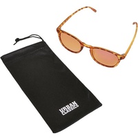 URBAN CLASSICS Unisex Sunglasses Arthur UC Sonnenbrille, Brown Leo/rosé,