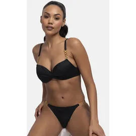 DORINA Bikini-Hose Damen Schwarz L
