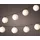 Jardideco LED Lichterkette Lampions 3,5 m Nylon Warmweiß