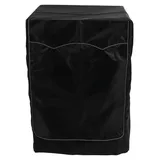 OEM Waschmaschinenabdeckung, Passend Für die meisten Frontlader-waschmaschinen, wasserdicht, staubdicht, Wetterfest, Schwarz, 60 x 60 x 88 cm)